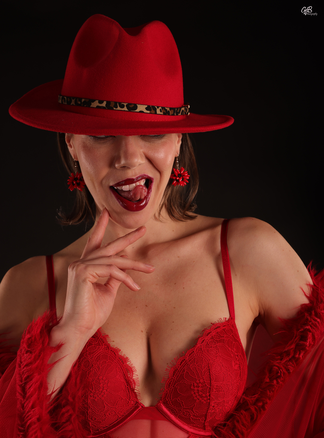 Red hat portrait by GTB Photography